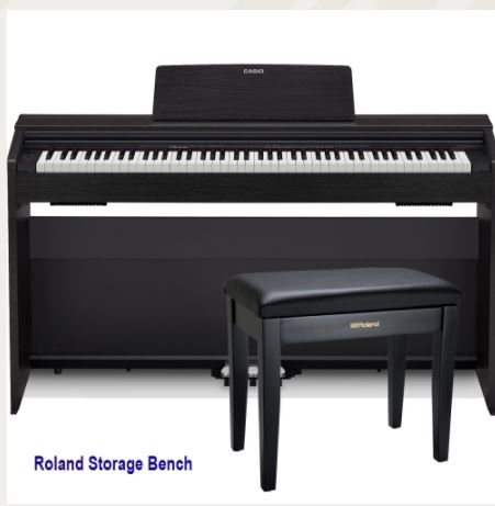 Casio PX870BK Home Digital Piano 88 key weighted with Roland Storage Bench